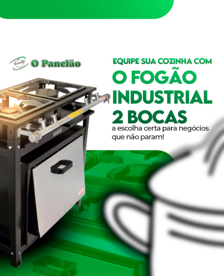 foto de VOCÊ ENCONTRA NO PANELÃO O FOGÃO INDUSTRIAL 2 BOCAS!