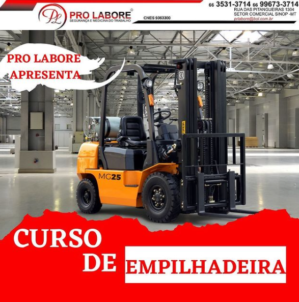 foto de CURSO DE EMPILHADEIRA!