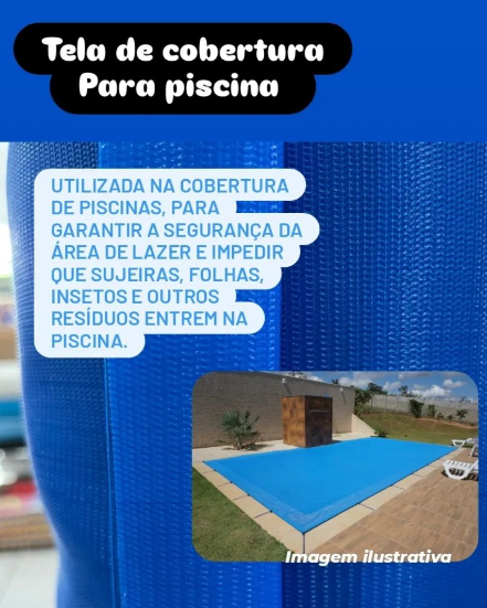 foto de TELA DE COBERTURA PARA PISCINA