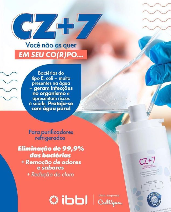 foto de O REFIL CZ+7 É A ESCOLHA IDEAL PARA QUEM BUSCA MAIS PROTEÇÃO COM SUA ÁGUA!