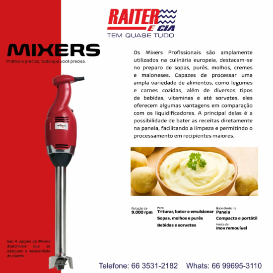 foto de MIXER INDUSTRIAL - MANUTENÇÃO E VENDA