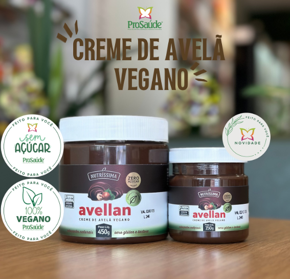 foto de CREME DE AVELÃ VEGANO