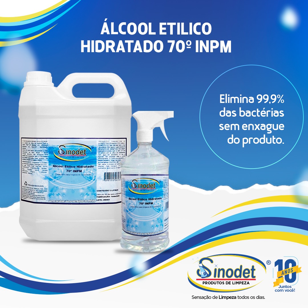 foto de Álcool Etílico Hidratado 70º INPM