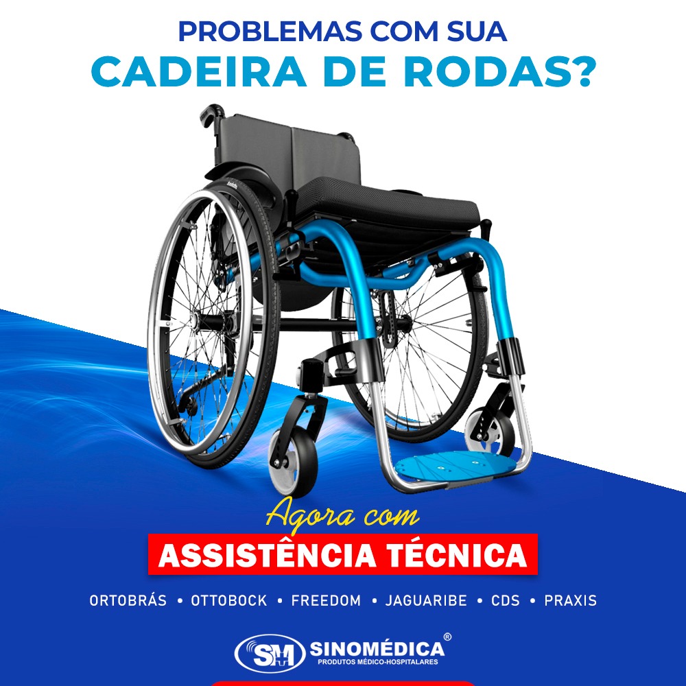 foto de A Sinomédica agora conta com assistência técnica especializada em cadeiras de banho, cadeiras de rodas manuais e motoriz