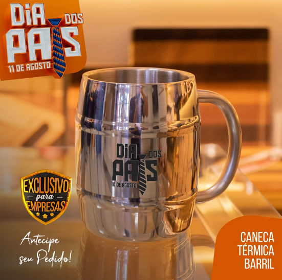 foto de CANECA TÉRMICA BARRIL