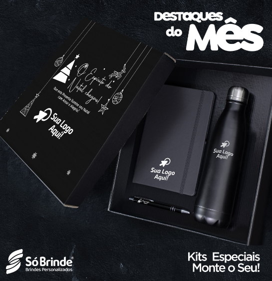 foto de KIT ESPECIAL COM MOLESKINE PERSONALIZADO