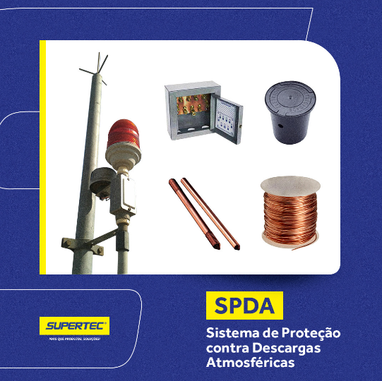 foto de SISTEMA DE PROTEÇÃO CONTRA DESCARGAS ATMOSFÉRICAS