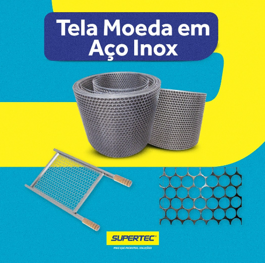 foto de TELA MOEDA EM AÇO INOX