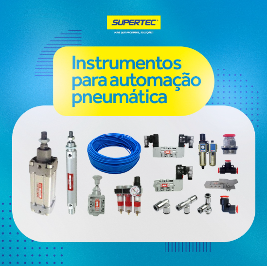 foto de INSTRUMENTOS PARA AUTOMAÇÃO PNEUMÁTICA