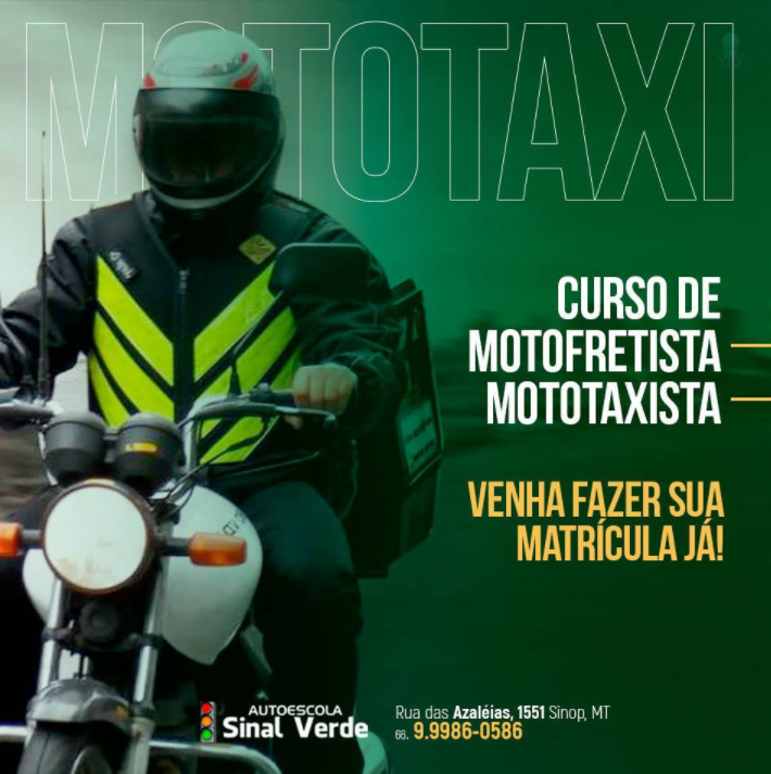 foto de Curso de Motofretista/Mototaxista!